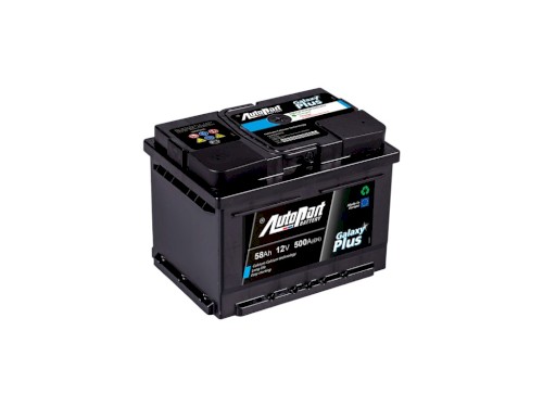 Autobaterie 12V  58Ah AUTOPART GALAXY PLUS 500A 242x175x190mm